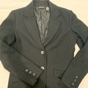 New York Company Women’s Black Blazer Medium Size Carrera Jacket Pre-Owned.